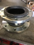 Large Industrial Flange Proximately 11 In W x 6 In T x 5 1/2 In D
