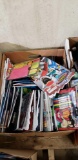 Box of assorted children's coloring activities