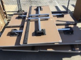(7) Collapsible Rolling Tables Approximately 6 Ft L x 3 Ft L
