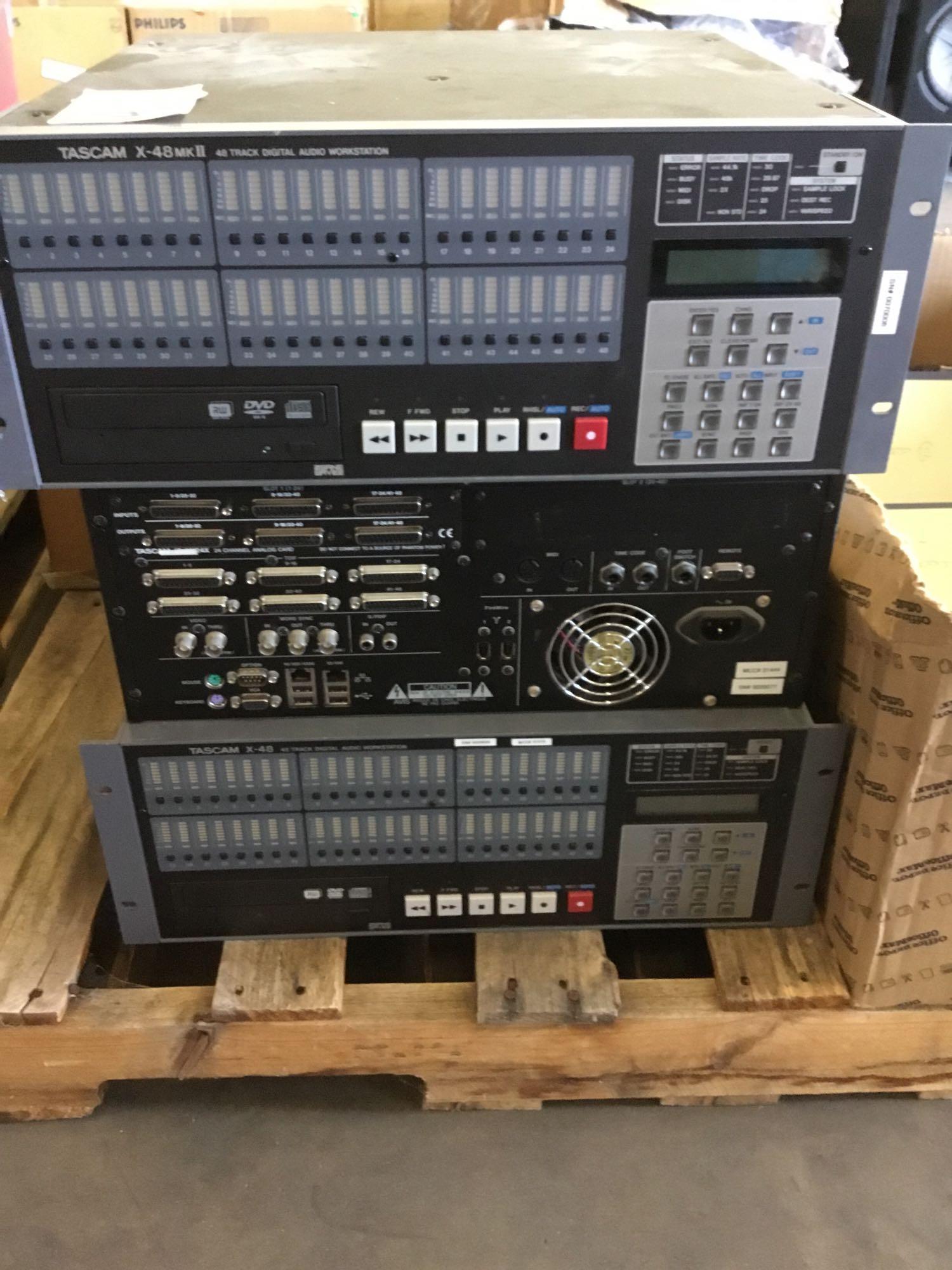 3) Tascam X-48 MK 48 Track Digital Audio | Proxibid