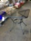 Square Black Metal Outdoor/Patio Table