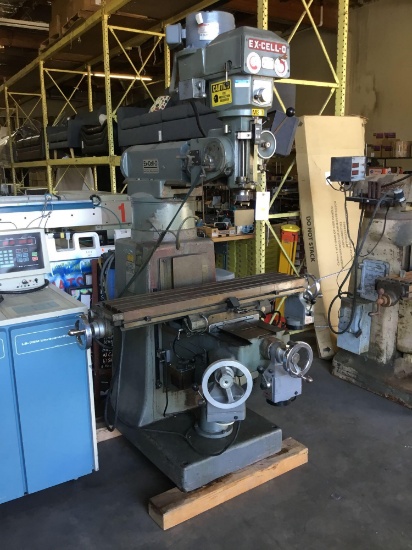 Ex-Cell-O Ram Turret Vertical Milling Machine