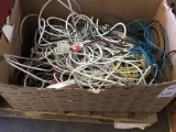 Lot Of Assorted Ethernet Cables, Power Cables Etc.