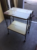 Metal Folding Utility Cart on Casters