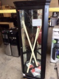 Approximately 6ft H x 3ft W Glass Display Corner Cabinet