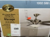 Hampton Bay 52in Menage Ceiling Fan