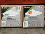 (2) Lithonia Lighting 15in. LED Flush Mounts