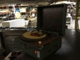 Vintage Suitcase Record Player