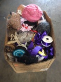 Lot of Assorted Yarn and Ribbons Etc.