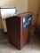 Custom Rolling Wooden Lectern w/Electrical Outlets