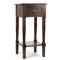 The Eryn Accent End Table in Espresso and Glenlee Square End Table