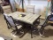 Hampton Bay Outdoor Tiled Table and 4 Chairs