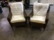 (2) Hampton Bay Outdoor Spring Haven Patio Chairs w/Bare Cushions