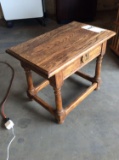 Vintage Wooden End Table