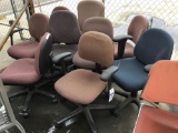 Lot of Assorted Rolling and Stationary Office Chairs