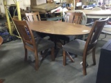 Langley Street Sheryl Dining Table w/4 Signature Design Chairs by Ashley