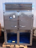 (1) Traulsen. Freezer. 4 door, missing 2 doors. Hard wired. 208V.