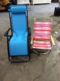 Lot of Assorted Adjustable Beach Chairs