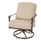 Hampton Bay Outdoor Cavasso Swivel Rocking Lounge Chair