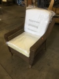 Hampton Bay Outdoor Spring Haven Wicker Chair w/Bare Cushions