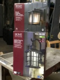 (1) Home Decorators Motion Sensing LED and (1) Small Exterior Wall Lanterns