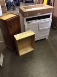 Assorted cabinet Box And Vanity With Cabinet
