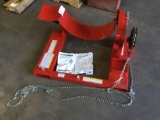 Dayton Fork Mounted Drum Lifter with Chain