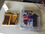 (2) Dewalt Rapid Load Set and Kobalt Allen Wrench Set