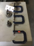 (5) Various Size Irwin C-Clamps