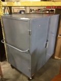 Jamco Rolling Metal Storage Cabinet