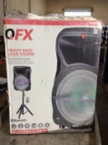 QFX Heavy Bass/Loud Sound Battery Powered Bluetooth Speaker