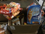 Lot of Bags of Assorted Cat Food, Dog Treats, Leashes Etc.