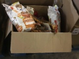 Lot of Assorted Dog Treats, Bags of Food, Toys, Shampoo Etc.