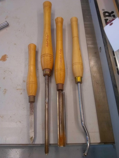 (1) Hollowing Tool and (3) Chisels