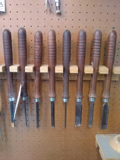 (8) Assorted Different Styled Chisels