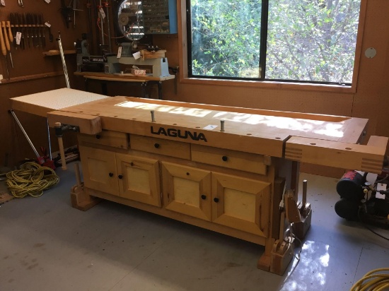 Laguna Woodworking Bench Added Downdraft Table