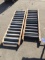 (2) 5 ft. x 1.5ft. Gravity Roller Conveyors