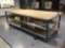 Extra Large Industrial Metal Work Shop Table