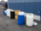 Lot of Chemical Storage Drums In Various Sizes