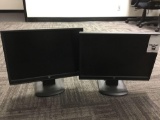 (2) V7 Computer Monitors