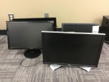 (4) Computer Monitors