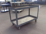 Heavy Duty Metal Rolling Cart w/Top