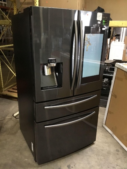 Samsung Black Stainless Steel 28 Cu. Ft. 4-Door French Door Family Hub Refrigerator