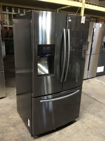 Samsung Black Stainless Steel 35.7? - 25 cu ft - French Door Refrigerator