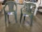 (3) Adams Low Back Chairs