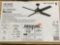 Home Decorators Mercer 52 in. Indoor Matte Black Ceiling Fan