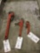 (3) Various Sized Pipe Wrenches