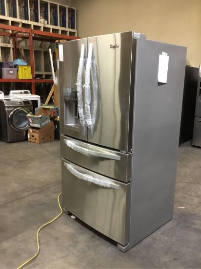 Whirlpool 36 in. Wide French Door Refrigerator with External Refrigerated Drawer**GETS COLD**