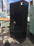 Large Black Utility Cabinet