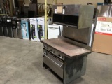Large Restaurant Grade Gas Range Griddle and Oven w/Assorted Burner/Grill/Oven Parts